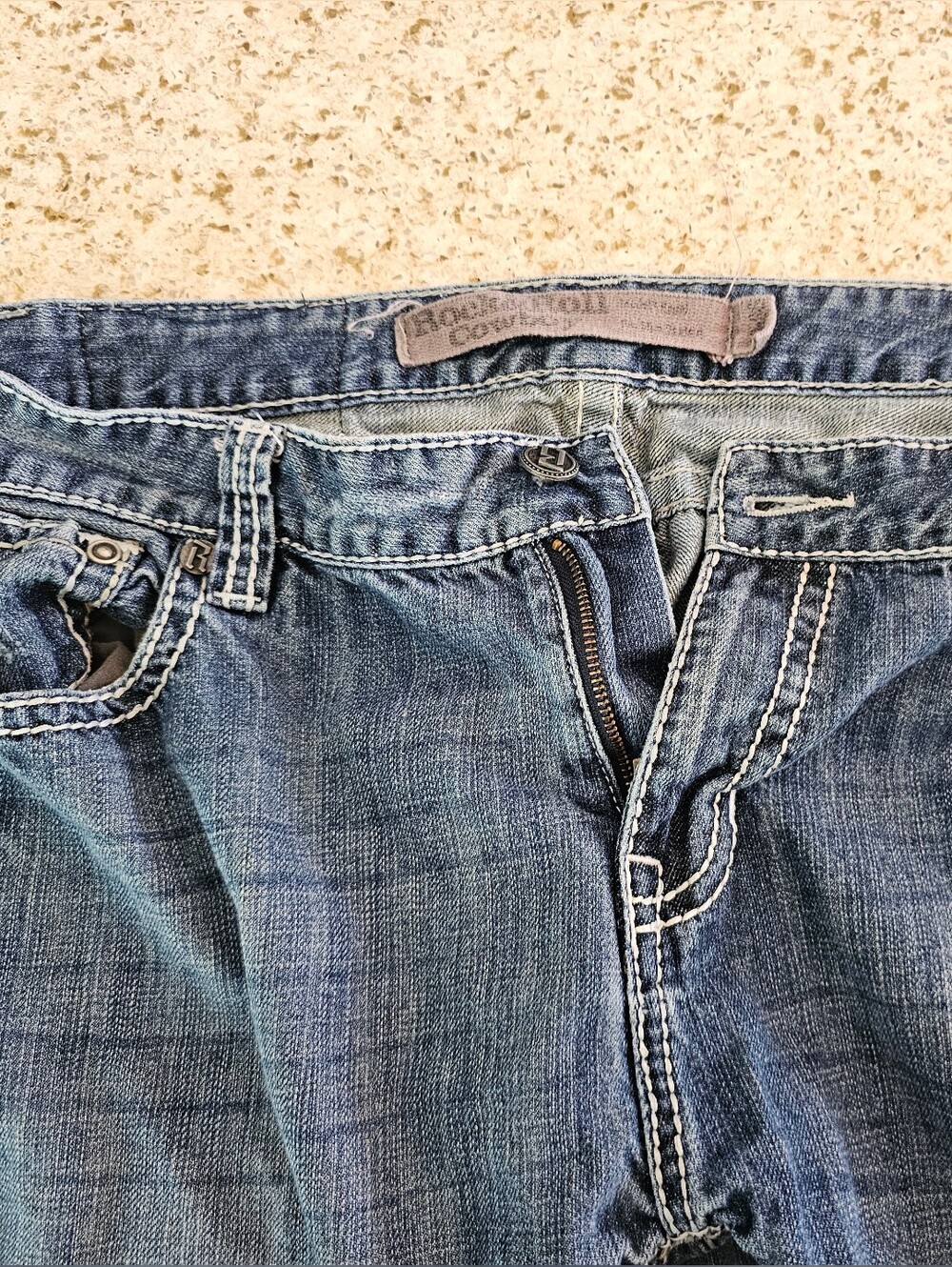 Men's Western Jeans - Classic Mid Wash